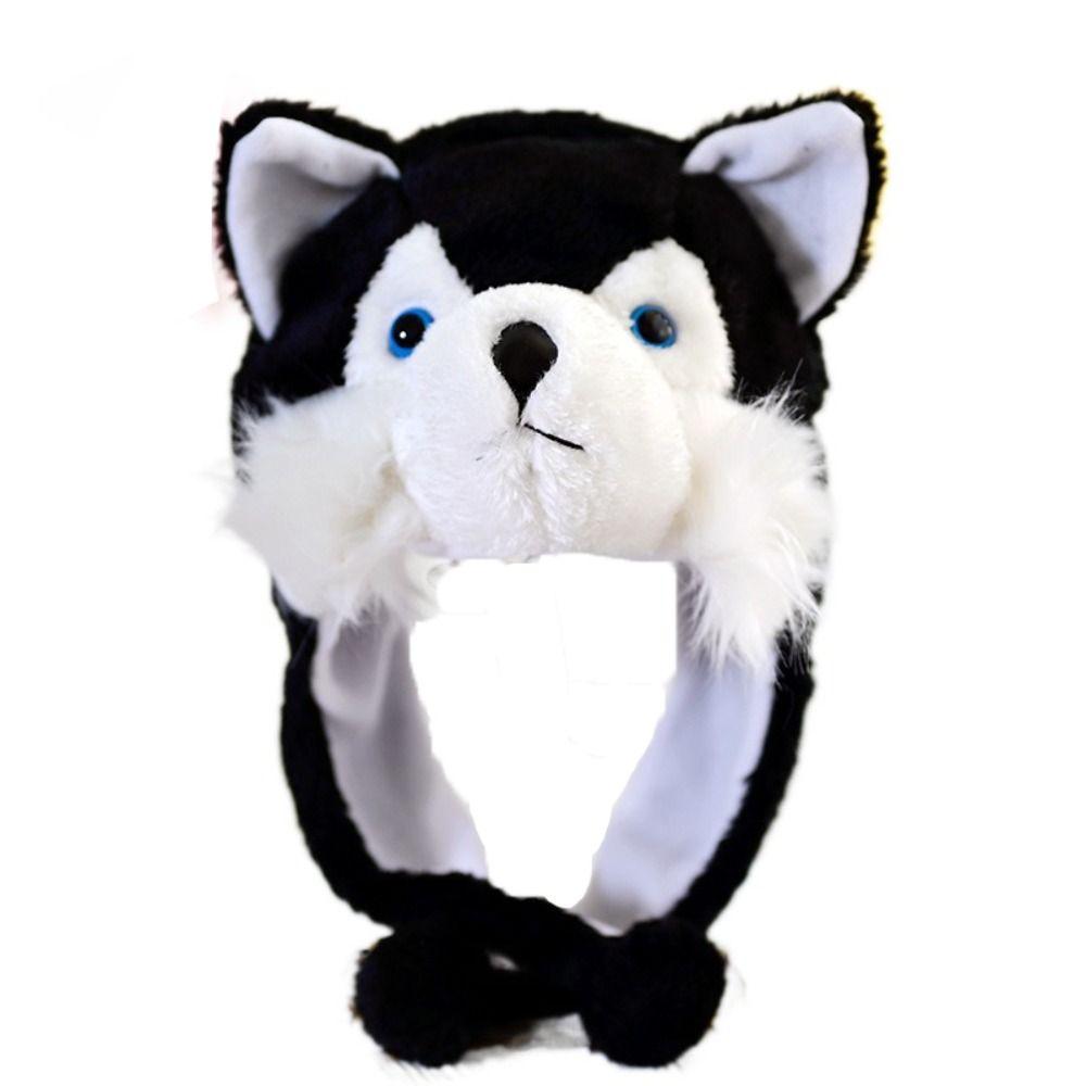 Panda Husky Cozy Funny Hat Yellow Baby Duck Novelty Party Cap Kids Plush Animal Hat Cosplay