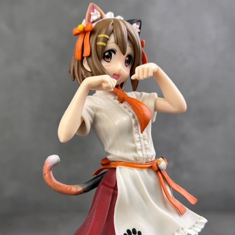 K-On! Cat-Themed Azusa Nakano & Yui Hirasawa Cute Anime Girl Figure Model Ornaments Toy