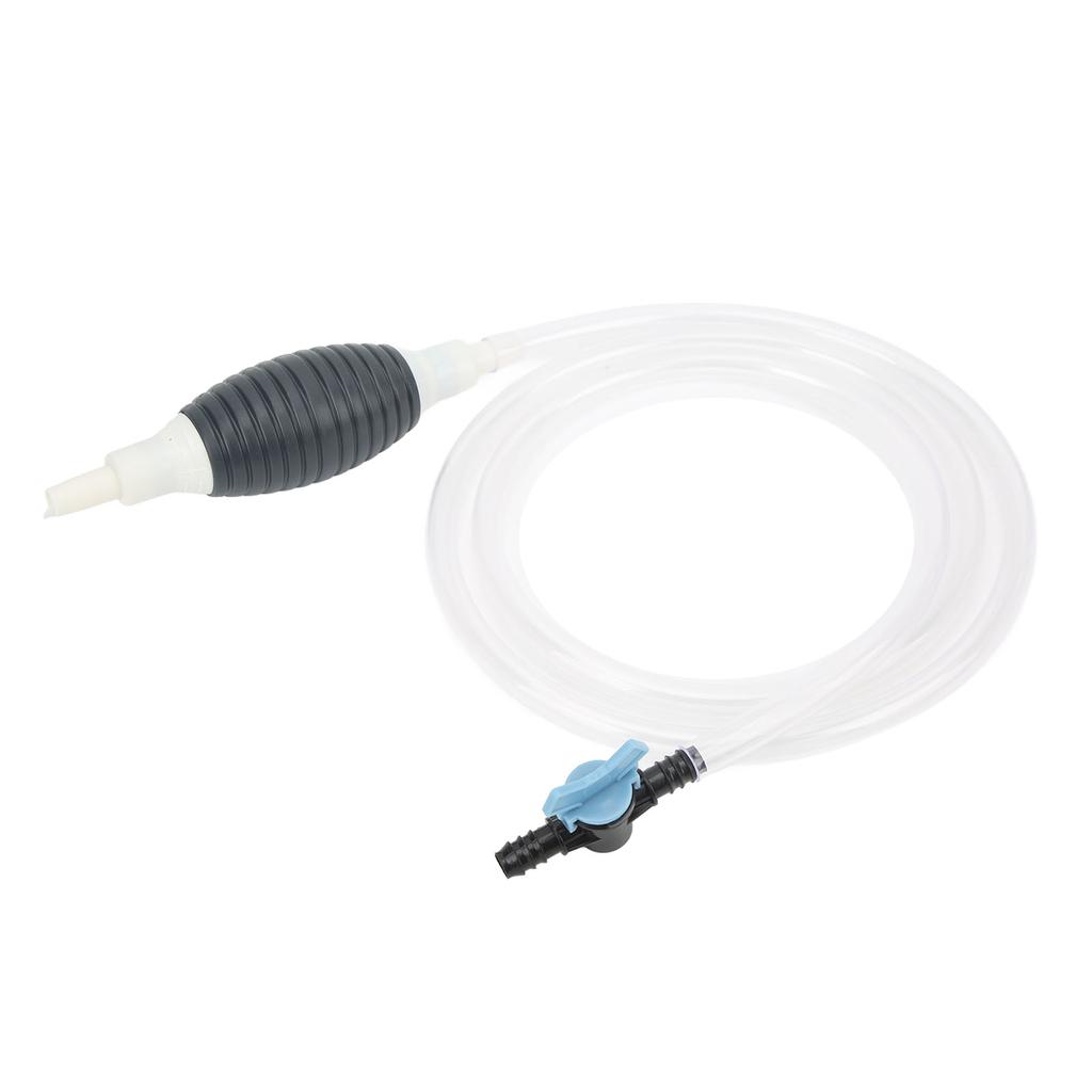 Liquid Fuel Transfer Siphon Pump with 2m Hose Manual Suction Universal for Diesel Gasoline Water Liquids