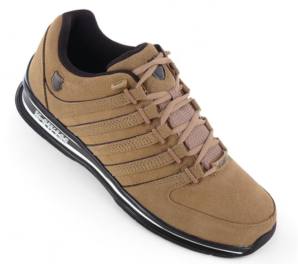 K-SWISS RINZLER Leder - Herren Sneakers Schuhe Braun 01235-286-M ORIGINAL