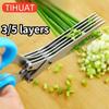 3/5 Layer Multifunctional Kitchen Knife Stainless Steel Multilayer Scissors Spice Shears