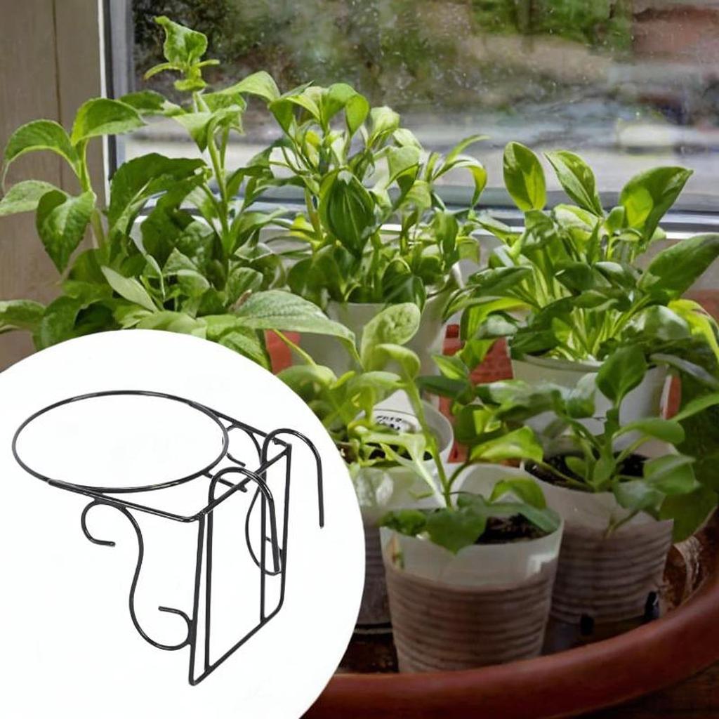 Donica na balustradę, wisząca kosz, doniczka, sztuka żelaza, wielofunkcyjna, stojak ekspozycyjny na doniczki