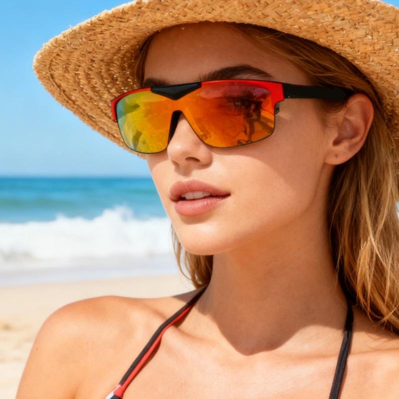 Stylish Unisex Sunglasses for Beach and Mountain Adventure Sun Glasses Protective Unisex Sunglasses Colored Lens