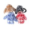 Ornament Key Ring Fluffy Toy Doll Plush Bunny Keyring Rabbit Fur Keychain Plush Bunny Keychain