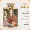 Compact Sealed Tea Can for Black, Rock, or White Tea - Small Empty Paper Packaging Container