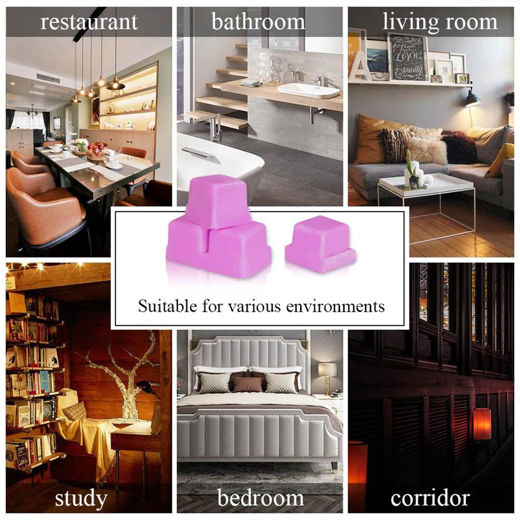 8 Pack of Scented Wax Melts Cubes Long Lasting Fragrance Soy Scented Melts Cubes Handmade Soy Wax for Candles Warmer