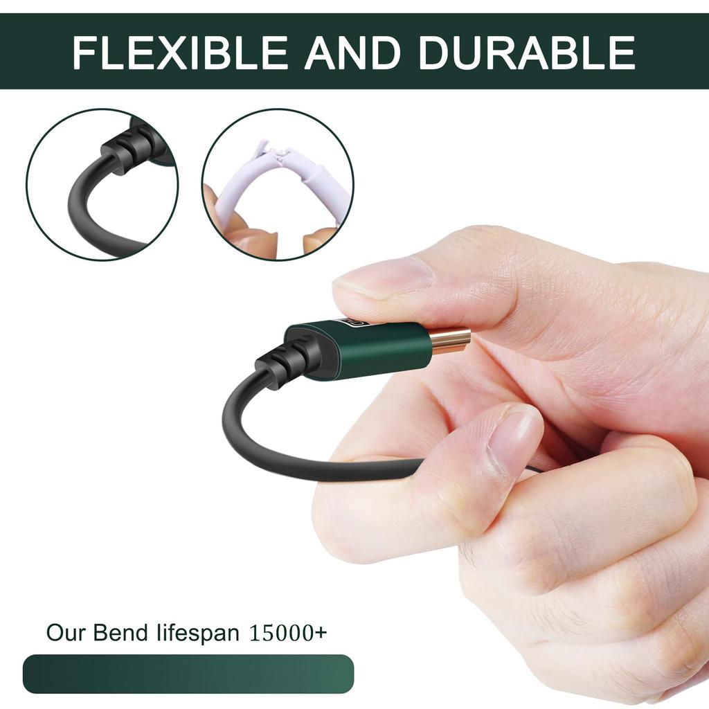Thsucords Mini HDMI HDMI Cable Ultra Slim Flexible HDMI Mini Cable - 0.3M, & 3D/4K@60Hz/18gbps/2160P/1080P