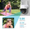 2MP WiFi iP Camera Wireless Home PTZ Night Vision Motion Detection 2-way Audio IP66 Waterproof AP Hotspot APP Remote Monitoring Security Camera