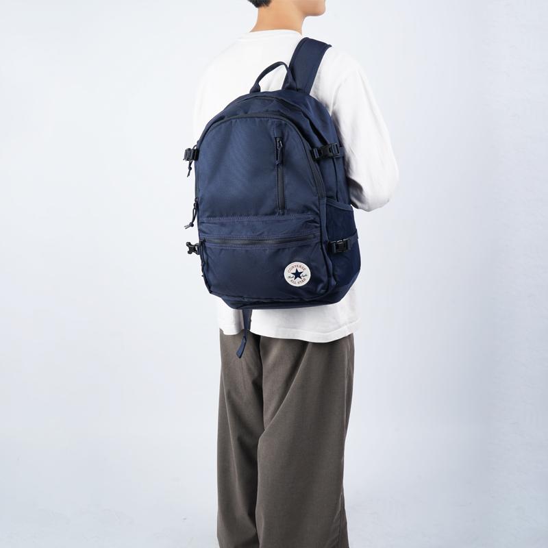 New Converse Recycled Polyester Backpack Unisex Obsidian Blue 10021138-A02
