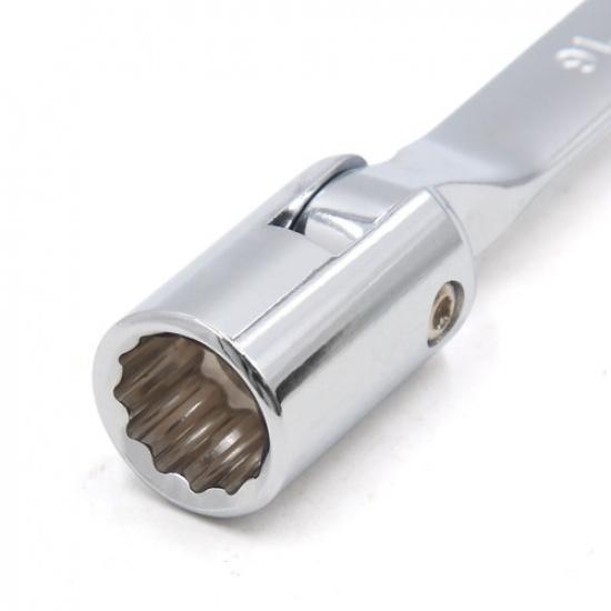 16mm/0.63" Swivel Head Combination Socket Spanner Wrench Car Repairing Tool