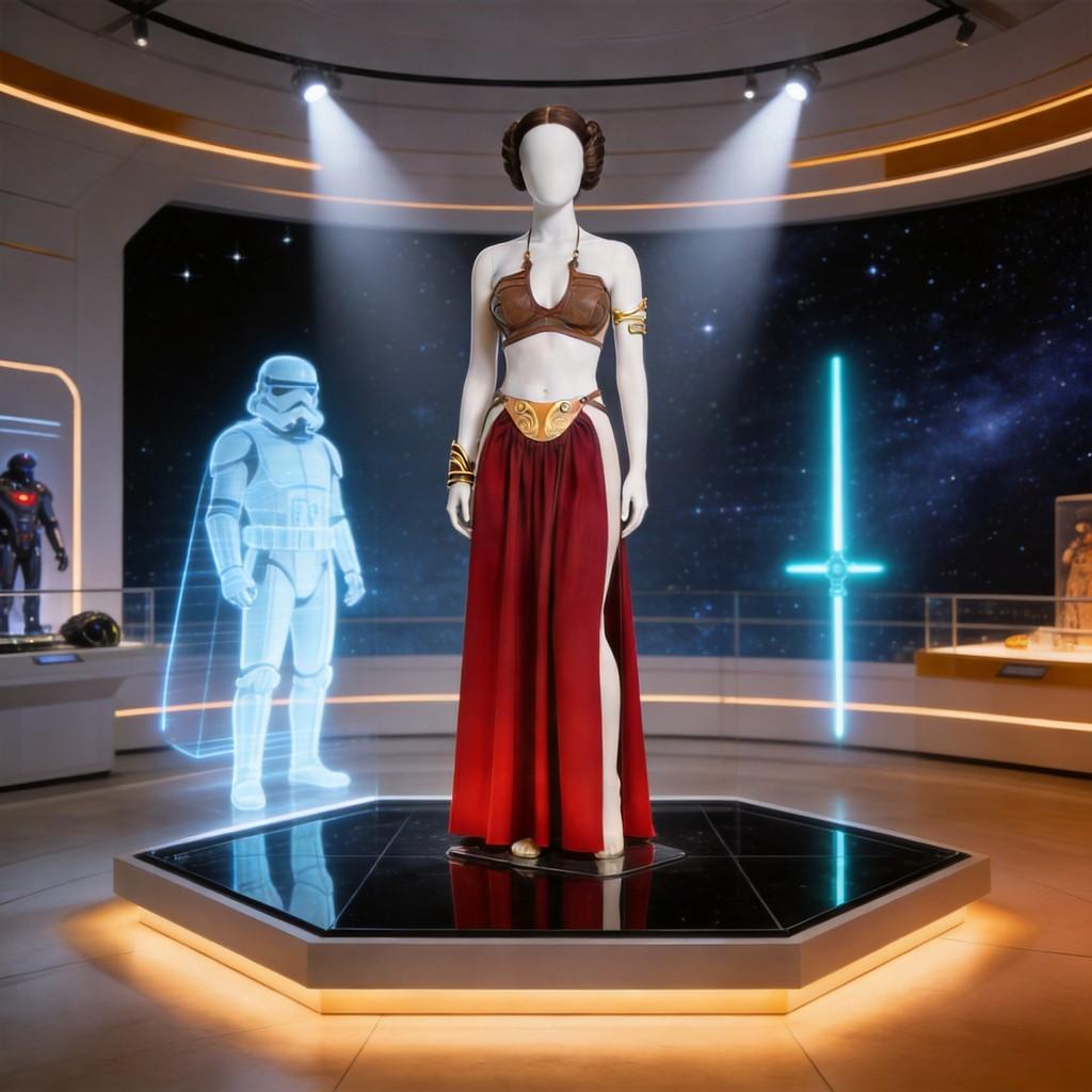 Star Wars Leia Organa Solo Cosplay Kleid Aus Satinstoff Für Anime-Conventions Und Rollenspiele
