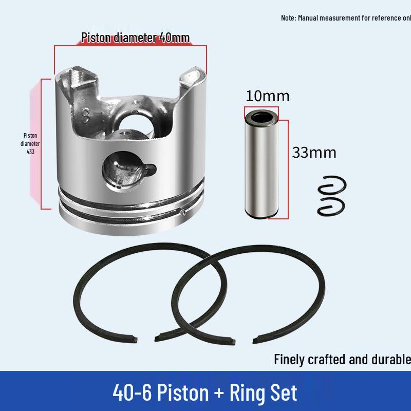 Four-Stroke Lawn Mower Piston Ring & Two-Stroke Brush Cutter Piston Assembly 
