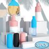 3Pcs Silicone Travel Bottle Leakproof Cover Elastic Refillable Bottle Protective Cap