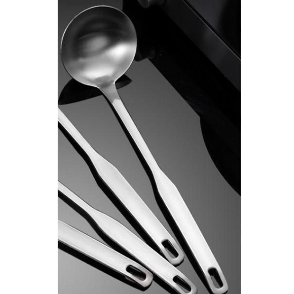Hotpot Ladle Set Stainless Steel Thickened Household Soup Ladle Spoon for Kitchen