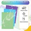 BHBL Cutting Mats for Joy Xtra, 3 Pack Cutting Mats 8.5x12inch Adhesive Reusable Cutting Mats Plotter Pad