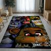 Horor Freddy F-FNAF Hry Obývací pokoj Protiskluzový koberec Měkký koberec do ložnice Dětský herní pokoj Pohovka, Domácí dekorace Rohožka Dárek