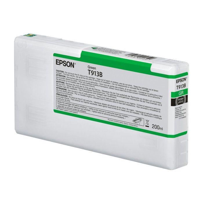 Cartouche jet d'encre Epson UltraChrome HDR T913B - Vert - Jet d'encre