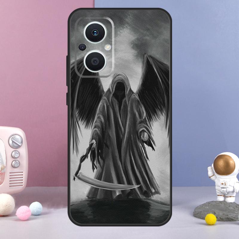 Death Grim Reaper Skull Funda For OPPO Reno 8 Lite 11F 12F 13F 14F 10 11 12 13 14 Pro OPPO Find X9 X5 X6 X8 Pro Case