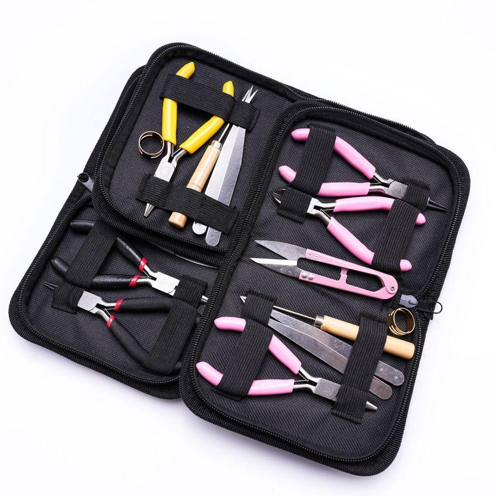 8Pcs/Set Pliers Beading Tool Kit Portable Jewelry Making Kits Jewelry Repair