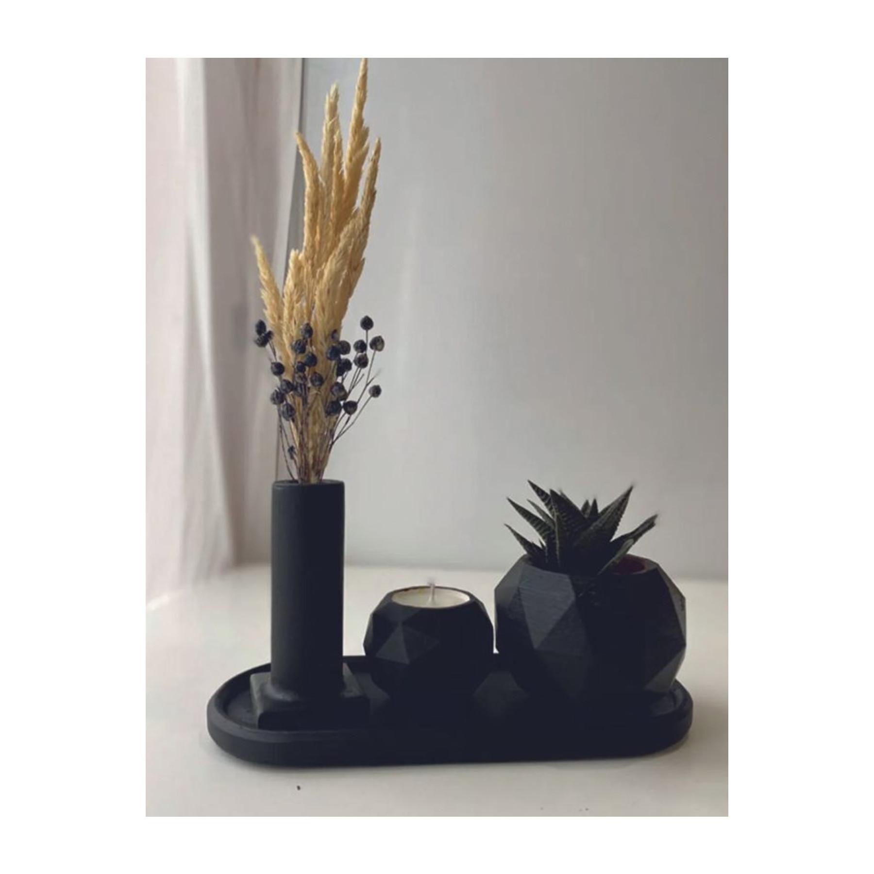 

FLQUE Подарочный декоративный горшок Подсвечник Набор цветочных горшков Набор призм