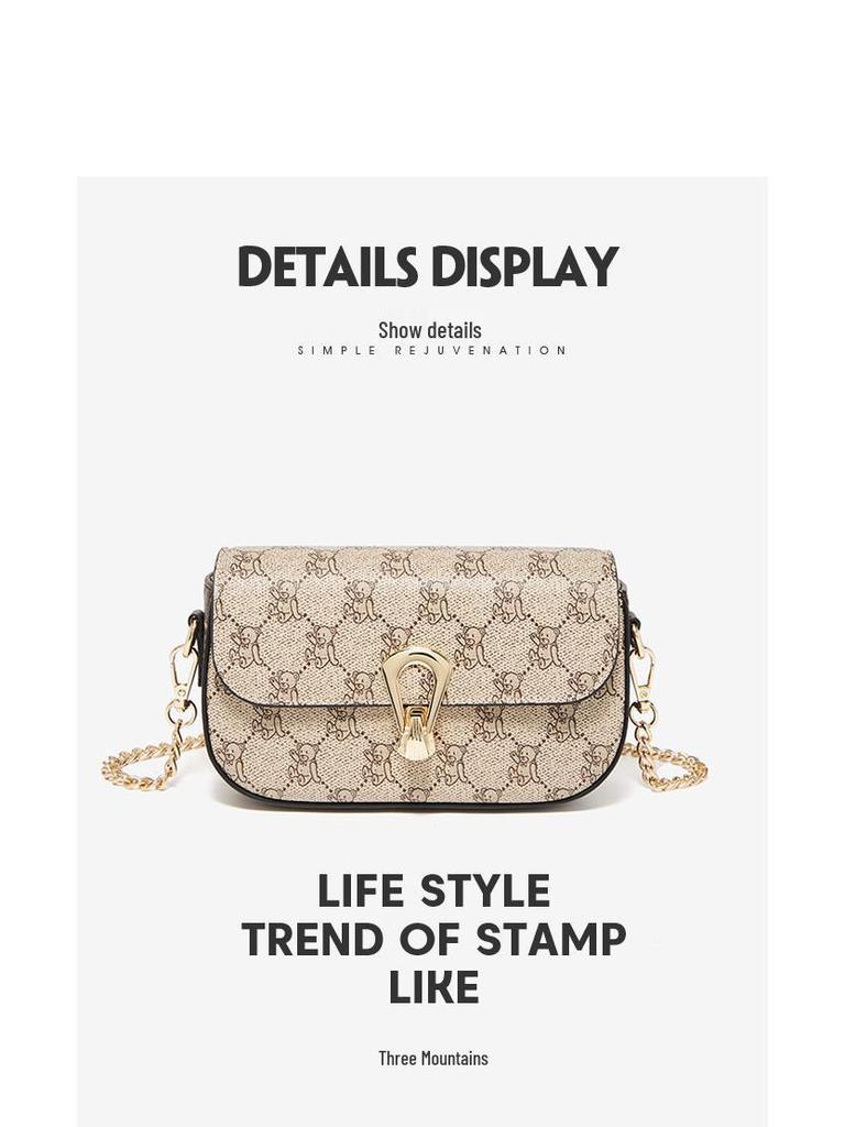 Schicke koreanische Retro-Casual-Umhängetasche für Damen