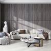 3D Imitation Wood Grain Self-Adhesive Wall Sticker for Living Room or Bedroom