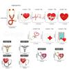 Creatieve Cartoon Stethoscoop Broche Speld Set