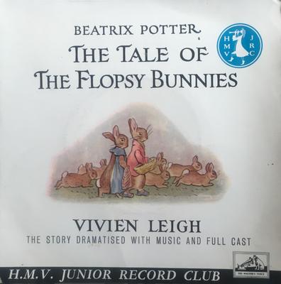 Disco de 7 pulgadas BEATRIX POTTER - El cuento de los conejitos Flopsy 7EG114 HMV Junior Reco 1960 Reino Unido Infantil Usado
