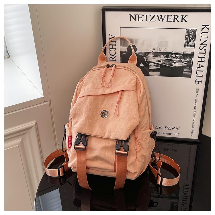 Large capacity backpack Women's casual versatile cloth bag Student schoolbag Mountaineering bag Lightweight travel backpack