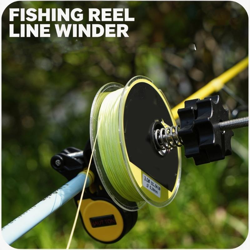 Compacts Fishing Line Winder With Antislip Protecting Fishing Line Spooling Tool for Rotates Reel and Casting