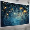 2D Enchanted Forest Fairy Lights Backdrop Photography Background Banner