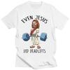 Tiger Dieb Art Tshirt Reps for Jesus GYM Tshirts  Women Men Clothing Tees Tops Camisas Casual Short Clothes Vintage Top