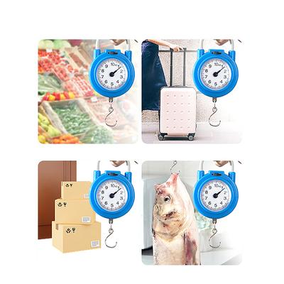 Balance mécanique portable suspendue de 10 kg pour bagages de poisson Balance de cuisine suspendue Balance à ressort numérique de haute précision