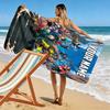 Name Custom Anime Mha Print Beach Towel, Large Soft Quick Dry Towel for Beach Camping Swimming