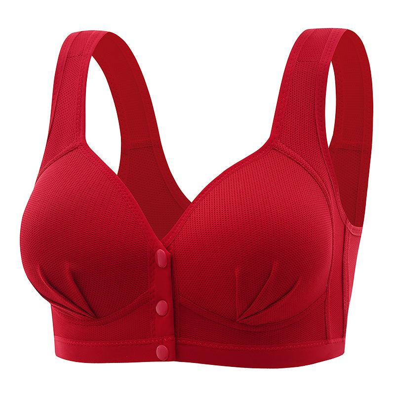 Large Size No Steel Ring Nursing Mother's Beautiful Back Underwear, Thin, Comfortable, Breathable, Gathering and Adjustable Mother Bra