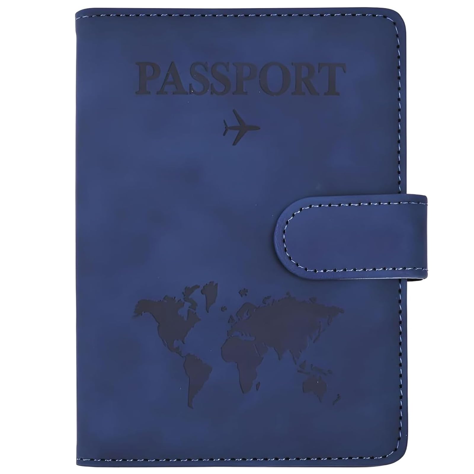 

Passport Passport Passport Storage Card Label Overseas Electromagnetic Wave Security Passport Business Credit Airline Air Card Stain PU Leather [T