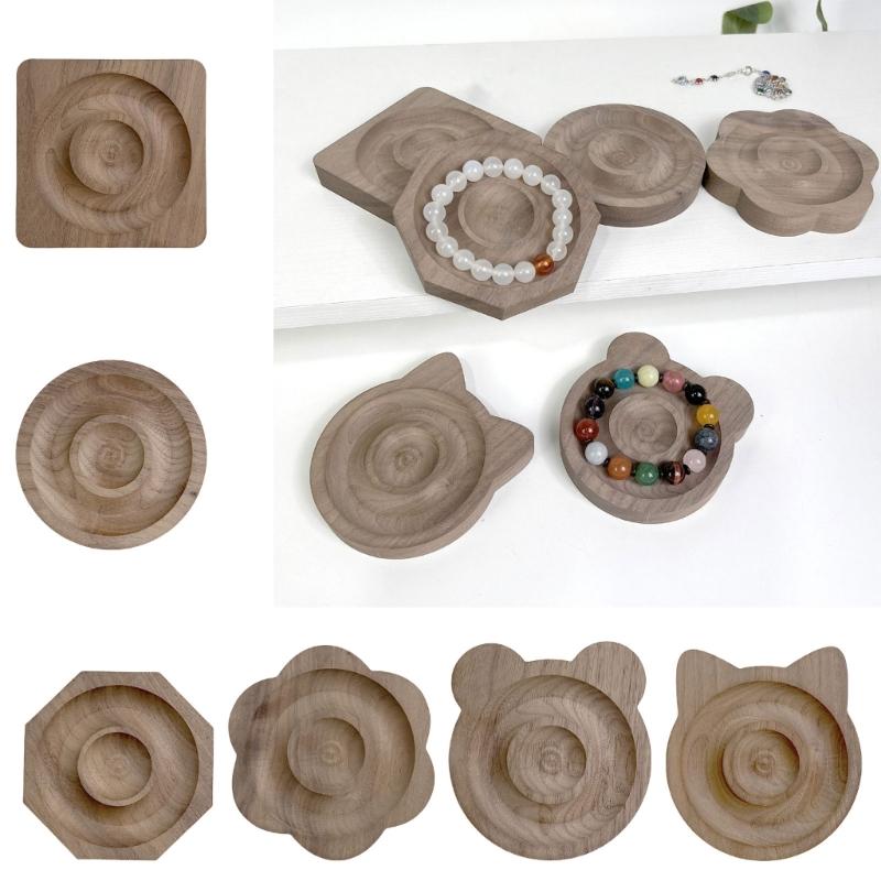 Vielseitige Holzschmuck-Organizer Elegantes Holzschmuck-Aufbewahrungsfach Tragbare Armband-Organizer für Modefans