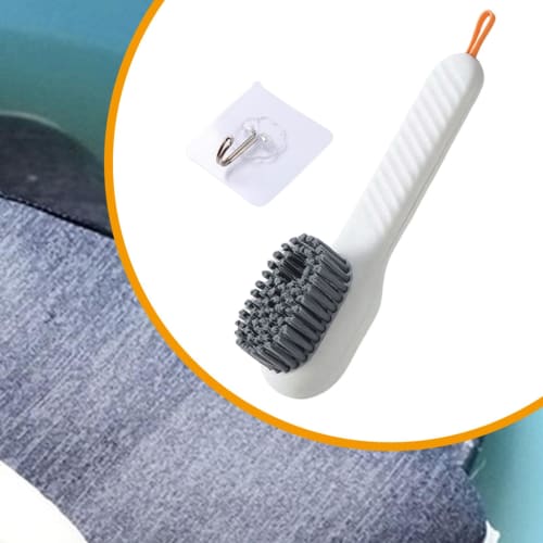 Shoe brush, shoe cleaning brush, press-type laundry brush, shoe cleaning brush for indoor shoes, sneaker brush, clothes brush, detergent holder, won't