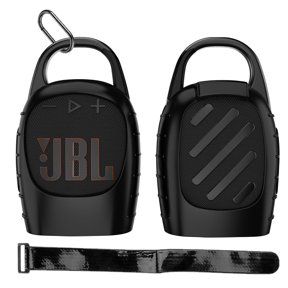 

For CLIP5 Bluetooth Speaker Dedicated Protective Storage Silicone Velcro Soft Waterproof Dustproof Lightweight Shockproof Odorless Durable Soft Shock