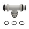 Connector Adapter UV Resistance Dual Split Pool Pumps Rubber O-rings T-connector For Tee T-Joint Pool Part New