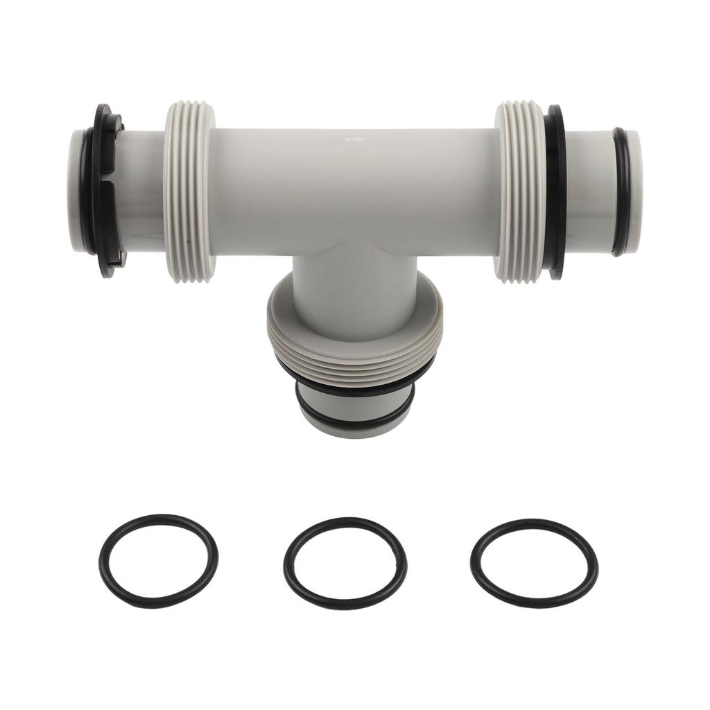 Connector Adapter UV Resistance Dual Split Pool Pumps Rubber O-rings T-connector For Tee T-Joint Pool Part New