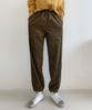 Jikeulib Corduroy String Banding Jogger Pants