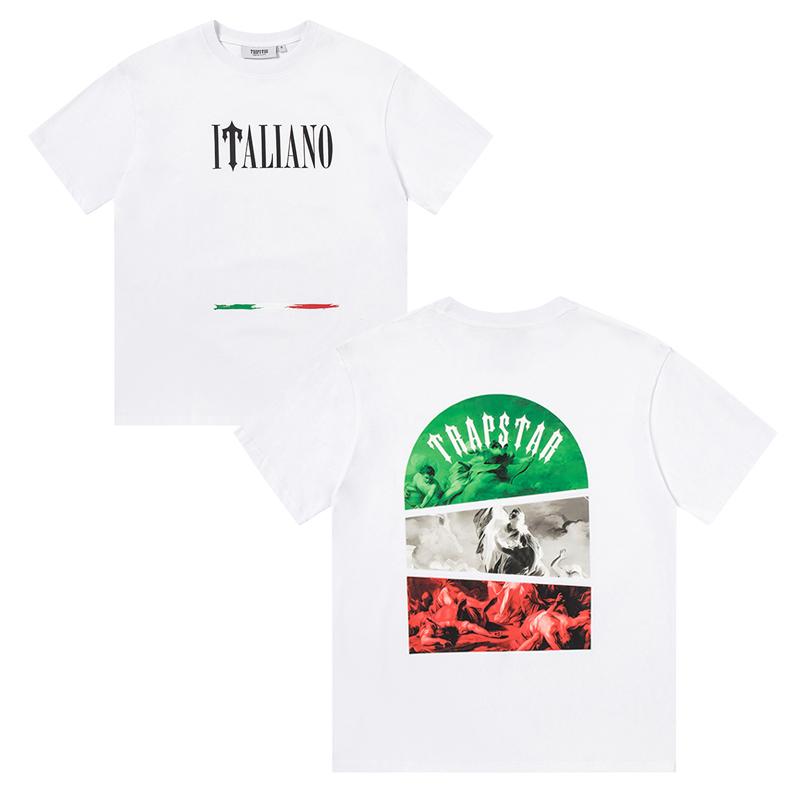 701 Trapstar London 2025 Sommer Neu Hochwertige Baumwolle Rundhals Locker Übergröße Herren- und Damen-T-Shirt Paar-T-Shirt