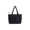 Women Lightweight Puffy Quilted Tote Bag Large Capacity Multi Pocket Soft Shoulder Handbag For Daily Use