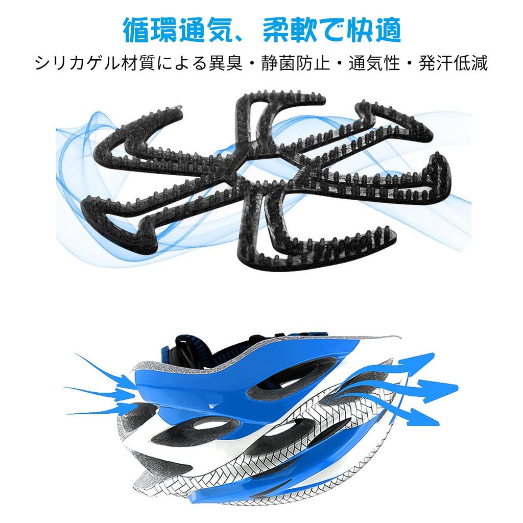 Doyime Helmet Ventilation Liner Helmet Inner Pad for Motorcycles, Bicycles,
