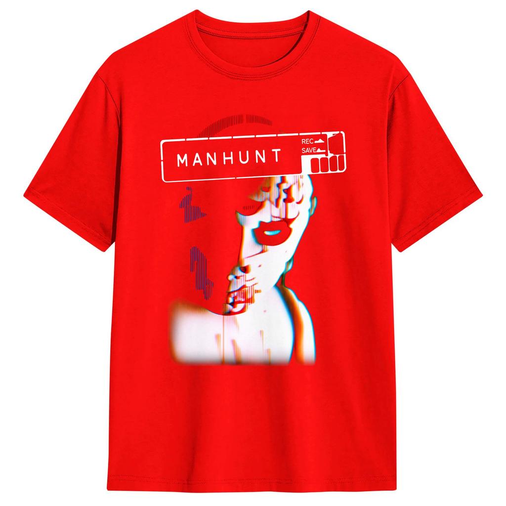 Unisexs TShirt Unisexhunt Horror Game T Shirts Hip Hop  Summer Tee Shirt Streetwear Cotton Tops Gift Idea