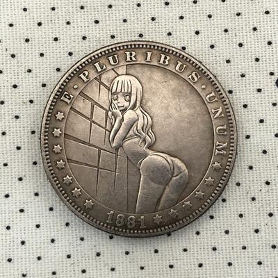 1 PC Sexy Coin Luck Baby Commemorative Coin Badge Collection Adult Toy