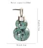 330ml soap dispenser kiln transformed gourd ceramic press bottle shampoo and shower gel dispensing bottle shampoo dispenser