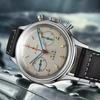 Reloj Mecánico Cronógrafo Piloto Retro para Hombre, 1963 Movimiento Seagull Carga Manual Reloj de Pulsera para Hombres