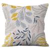 New Modern Simple Flower Leaf Print Pillowcase Home Sofa Cushion Cushion Cover